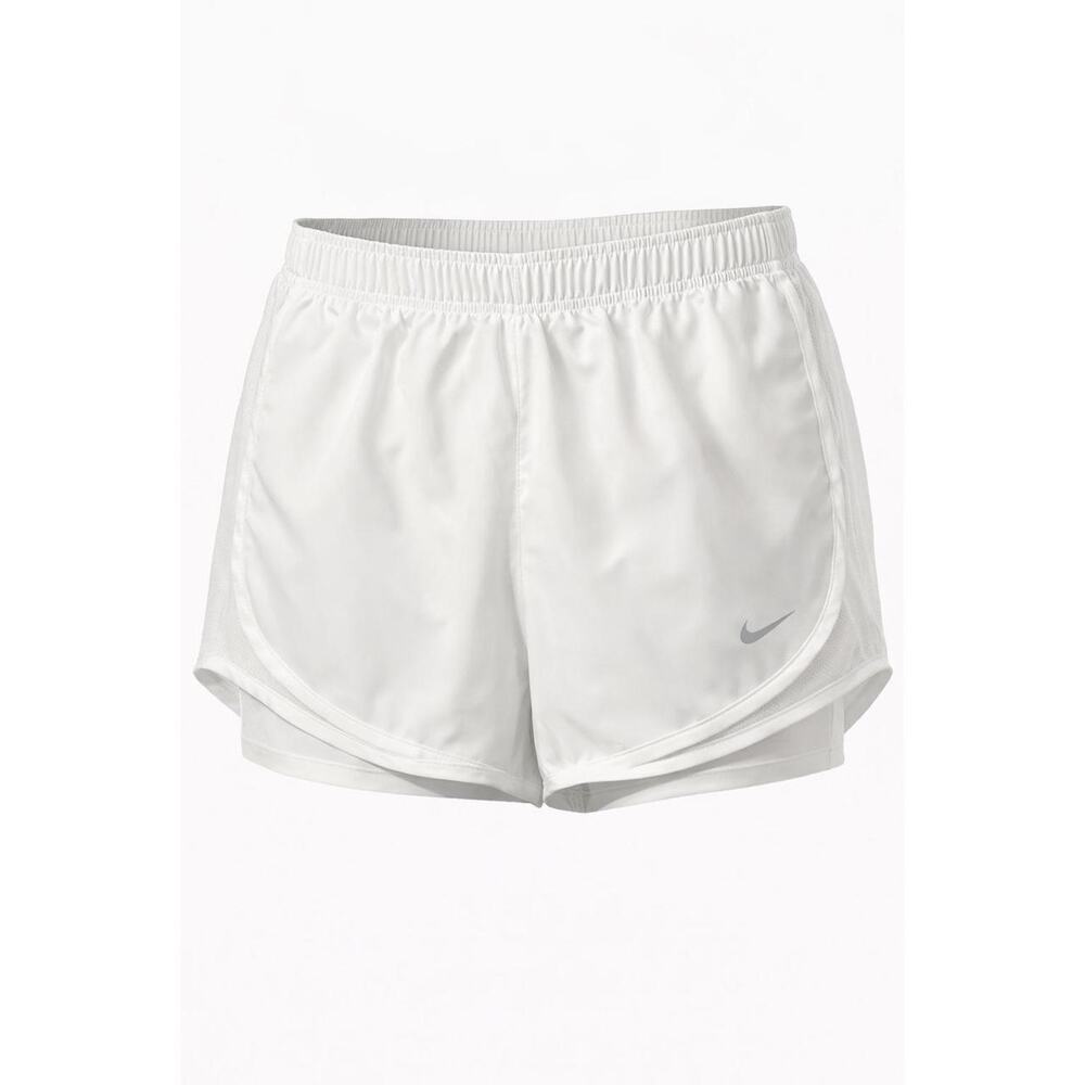 NWT Nike Dri Fit Running Shorts Womens White Athletic Workout Gym Size XL